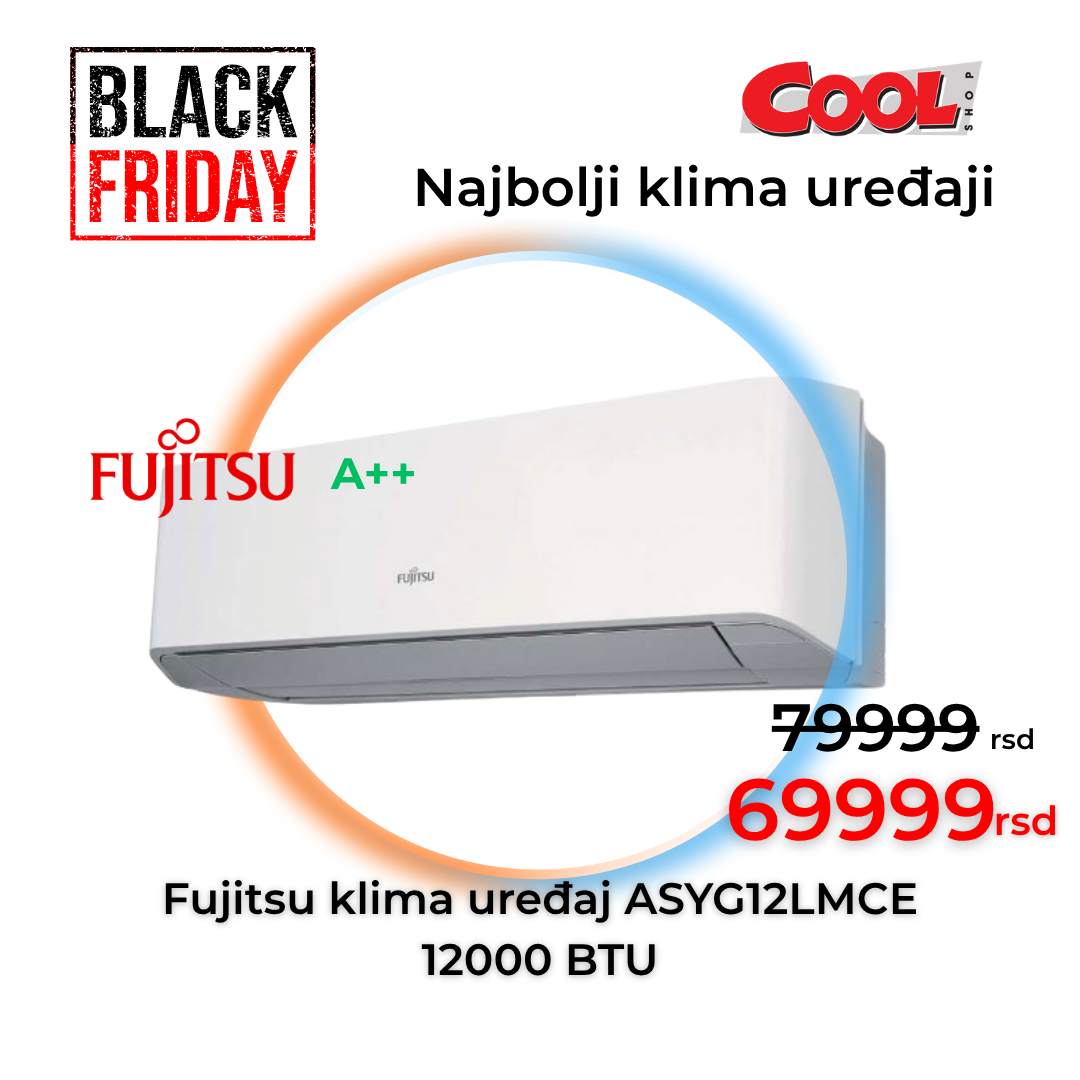 Fujitsu klima uređaj ASYG12LMCE  - Cool Shop